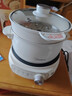美的（Midea）电煮锅 电蒸锅 电炒锅 电热锅 2.6L分体式 小型1-2人学生宿舍多功能锅泡面锅 XZC2088S 配蒸笼 实拍图