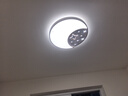 雷士（NVC）LED护眼卧室吸顶灯现代简约房间灯星月儿童房灯具灯饰 36W RA95星月-胭脂粉 三段 实拍图
