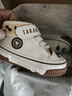 泰兰尼斯童鞋冬季新款女宝宝叫叫鞋男童加绒学步鞋儿童机能鞋白/杏色21码 晒单实拍图