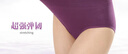 浪莎女士内裤女纯棉高腰大码收腹提臀透气内裤女全棉三角短裤 076高腰混色 4条 XL (建议2.3-2.4尺腰围) 实拍图