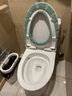 九牧（JOMOO）马桶家用虹吸式暴风大冲力大管径畅排抗菌座圈一级水效抗菌坐便器 【双漩暴风】大管径畅排11368KB 305/300mm 实拍图