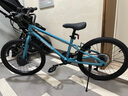 途锐达铝合金超轻儿童自行车6-10-12岁青少年男女孩车20寸土耳其蓝 实拍图