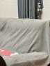 高级轻奢2025新款沙发盖布四季通用防滑防猫抓万能全包沙发巾坐垫 【防滑加厚】伊雅-浅灰色 180*380cm 实拍图