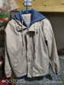 格斯岚帝夹克男春秋款2026新款外套假两件冲锋宽松连帽时尚潮流男装上衣服 5381卡其 XL 【125斤-155斤】 实拍图