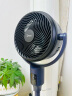 美的（Midea）【变频轻音】99%抑菌空气循环扇家用遥控电风扇四季净化扇轻音落地扇桌面小风扇大风力风扇GDG24ZR 实拍图