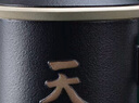 万仟堂（Edenus）茶杯手握天下茶水分离杯办公杯黑铁釉500ml 专享 实拍图