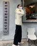 JEANSWEST CLUB真维斯休闲裤男直筒工装裤春季宽松大码垂感阔腿男士运动百搭裤子 实拍图