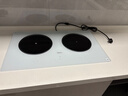 美的电磁灶家用双灶嵌入式电磁炉双头灶 3500w大功率凹面电磁灶双灶家用电磁炉电陶炉嵌入式电池炉灶 【双头电磁|滑控款】浅灰色-DZ35CC07P 实拍图