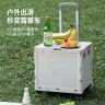 LYNN折叠购物车买菜手拉车取快递露营小推车便捷手拉货中号45L四轮 实拍图