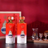 五粮液股份出品 喜福盛世 福禄 浓香型 52度 500ml*2瓶 礼盒装 送礼佳品 实拍图