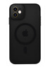 KEKLLE【肤感磁吸】适用iPhone12手机壳苹果12保护套磁吸无线充电磨砂防摔镜头全包软边保护套 午夜黑 实拍图