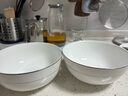 瓷秀源金边泡面大碗陶瓷9寸汤碗大号餐具骨瓷大拉面碗家用深口炖菜大碗 金边7英寸奥碗 实拍图