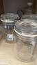 宜家（IKEA）考肯密封透明储物罐玻璃瓶密封罐食品级专用附盖罐储存罐 透明玻附盖罐璃2升 实拍图