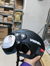 野马（YEMA）摩托车头盔电动车3c认证夏季大码国标半盔男女电瓶踏板车安全帽 亚黑原创【淡银短镜】 4XXXL 实拍图