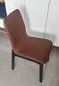 致喜实木轻奢餐椅人体工学靠背软包椅子久坐舒服家用凳子简约酒店座椅 咖啡色（实木款） 实拍图