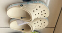 crocs卡骆驰洞洞鞋贝雅卡骆班轻便耐磨一脚蹬休闲鞋|205089 冬日白/彩色-1LI 37 /38(230mm) 实拍图