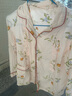 爱宝适月子服纯棉纱布春夏孕妇装产妇喂奶衣哺乳睡衣家居服M码 柠檬M347 实拍图