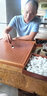 御圣五子棋围棋套装折叠木质围棋棋盘棋子学生成人用棋高档礼物送长辈 (托盘)折合盘黄+B型单面新云子 实拍图