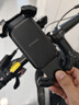 闪魔电动车手机支架摩托车电瓶车手机支架山地自行车手机支架防震适用外卖快递骑行手小牛九号爱玛雅迪 「横车把款」一键锁死-单手取放-骑行0抖动 实拍图