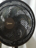 美的（Midea）【超级单品】七叶轻音立式电风扇家用柔风落地扇台式桌面小型风扇大风量节能摇头宿舍电扇 SAF30AB 实拍图