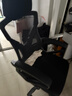 锦汐 电脑椅家用办公椅子靠背人体工学椅学习转椅老板座椅游戏电竞椅 【二代升级款】黑框黑网+乳胶 实拍图