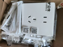 公牛（BULL）开关插座 G12系列 三开单控开关86型大面板开关G12K311 暮雪白 实拍图