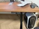 木藝生转角双电机电动升降电脑桌家用办公双人L型桌子工作台拐角书桌 【双电机3节】整板左拐角胡桃色 覆膜板材 1.8*1.1M(升级加强版收纳横梁) 实拍图