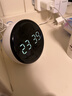 小度智能闹钟音箱  大屏数字显示 床头创意闹钟 语音交互 红外遥控家电 智能音响 儿童早教机故事机 实拍图