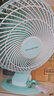 中联（ZOLEE）中联夹扇电风扇迷你微风扇小风扇电扇台壁扇家用学生宿舍床头小型办公室壁挂静音摇头风扇语音声控 夹子款标品 实拍图