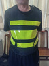 趣行反光衣 反光背心 加厚黑色网布马甲 车用安保执勤环卫安全服  实拍图