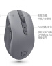 联想（Lenovo）无线蓝牙双模鼠标 蓝牙5.0/3.0 便携办公 人体工程学 轻音 小新M1双模灰色 实拍图