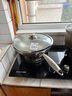 美厨（maxcook）304不锈钢炒锅 带盖锅具32cm三层钢锅 电磁炉燃气炉通用MCGU-YY32 实拍图