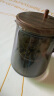 古德窑 茶壶泡茶壶茶水分离飘逸杯2025新款玻璃内胆一键过滤泡茶杯茶具 胡桃木玻璃烟灰款飘逸茶壶 650ml 实拍图