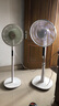 美的（Midea）【幸运草安睡风扇1S】一级能效直流变频声控电风扇家用遥控卧室静音落地扇台式桌面抗菌大风力电扇 实拍图