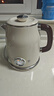 美的（Midea）艺术家电热水壶  烧水壶自动断电保温一体  1.6L大容量电热水壶 316L不锈钢恒温壶 精准控温 63-Q 实拍图