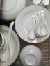 京东京造 碗盘餐具整套 乔迁之喜瓷器碟套装家用 纯白骨瓷 16头 实拍图