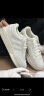 adidas「面包鞋」COURTIC经典运动板鞋男女阿迪达斯官方三叶草   灰色/白色   36.5 实拍图