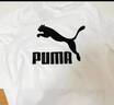 彪马（PUMA）休闲黑色短袖T恤男女情侣款夏季印花运动上衣 532279 白-02 S (170/92A) 实拍图