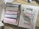 全棉时代婴儿口水巾儿童小毛巾纯棉纱布手帕洗脸面巾礼盒装25*25cm 6条装 实拍图