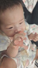 蒂乐小兔子牙胶婴儿磨牙宝宝食品级硅胶口欲期牙咬胶防吃手神器 粉兔- 配收纳盒+防掉链 实拍图