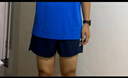 必迈新款1.5寸跑步运动短裤轻弹速干马拉松竞速竞训清爽舒适短裤 星河蓝【男】 XL 实拍图