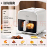美的（Midea）炎烤空气炸锅 环火上下双热源 不用翻面 家用宽口实用大容量 透明可视金属腔体无异味 6L KZC6011 实拍图