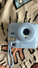 富士（FUJIFILM） instax mini12立拍立得一次成像相机 3英寸相纸一次成像旅游相机 MINI 12 绣球蓝 实拍图