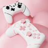 艾斯玩家霍尔摇杆无线游戏手柄电脑蓝牙手机平板steam电视笔记本华为switch1/2体感类电脑丝之歌不支持映射 星途((清露粉)NS布局+接收器 实拍图