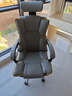 锦汐电脑椅办公椅子电竞椅家用人体工学椅老板椅主播靠背椅皮革转椅 灰色+4级杆+乳胶+脚踏【大满配】 实拍图