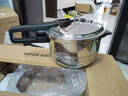 苏泊尔（SUPOR）304不锈钢5.2L压力锅22cm【2-4人适用】快煮防爆高压锅电磁炉通用 实拍图