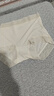 【聚乳酸润肤】女士内裤大码山茶花抑菌包臀性感蕾丝三角裤 肤色1条 L 实拍图