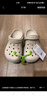 卡骆驰crocs洞洞鞋贝雅卡骆班轻便耐磨一脚蹬休闲鞋|205089 冬日白/彩色-1LI 43 (270mm) 实拍图