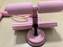 迈飞特仰卧起坐辅助卷腹器材固定减肥家用健身脚蹬拉力器瘦腰瘦肚子运动 【升级拉力绳款-粉色】 实拍图