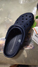 卡骆驰（CROCS）洞洞鞋贝雅男鞋女鞋轻便耐磨一脚蹬拖鞋休闲鞋|10126 深蓝-410 46 /47(300mm) 实拍图